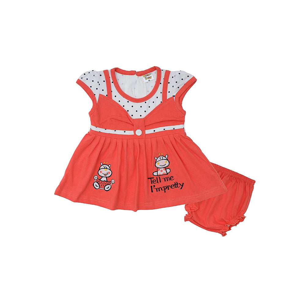 NammaBaby Hosiery Cotton Baby Girl's A-Line Dress