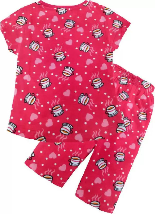 NammaBaby Capri Set Dress For Girls Are Soft, Cosy & Comfortable Can Be Used As Casual Wear, Party Wear