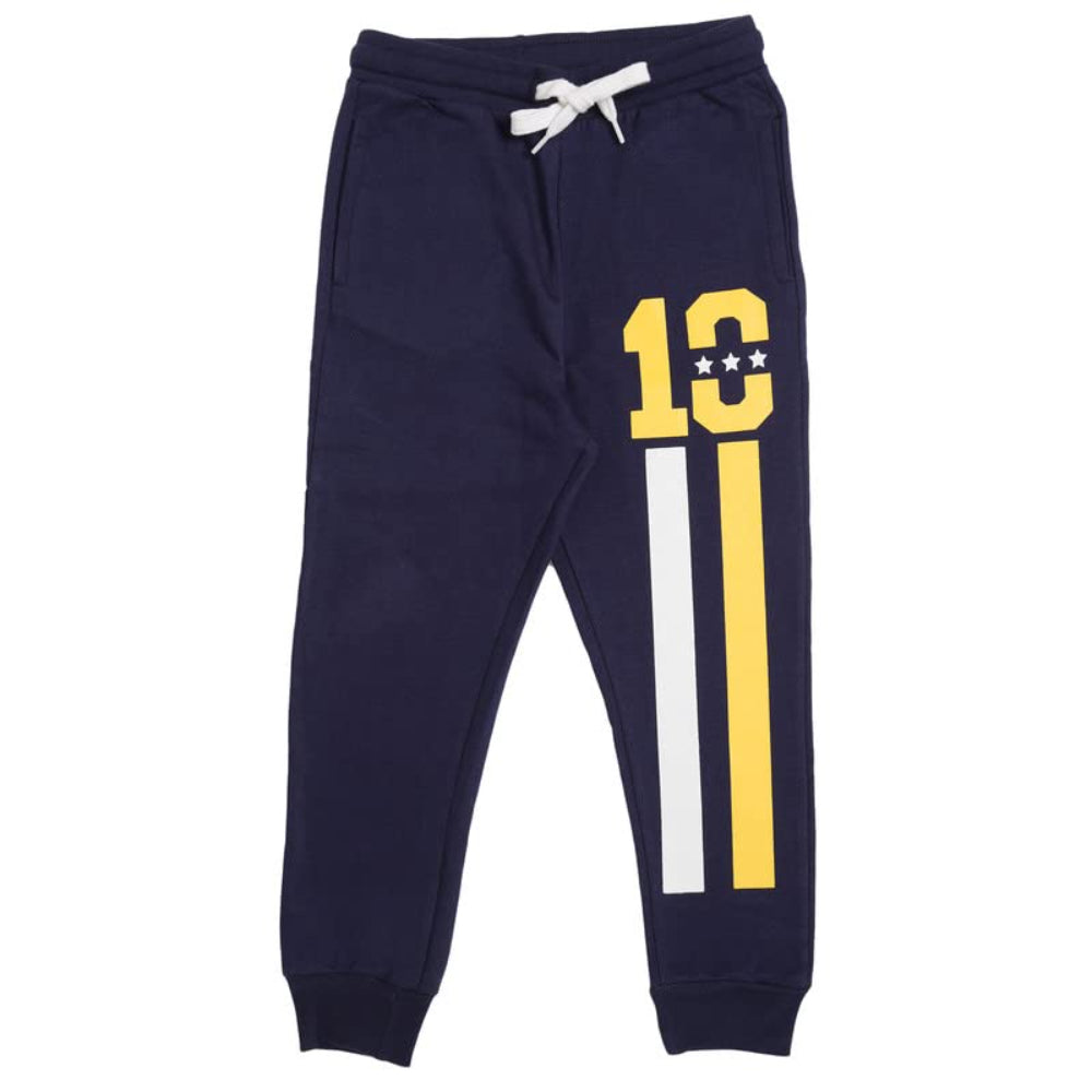 Boy's Regular Fit Trackpants Kids Cotton Jogger with Pocket (Pack of 2)