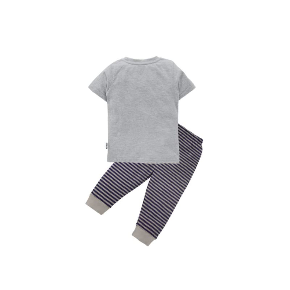 Boys Cotton Top and Pyjama Set in Cool Color Combo Pack