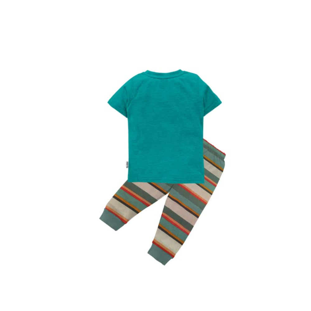 Boys Cotton Top and Pyjama Set in Cool Color Combo Pack