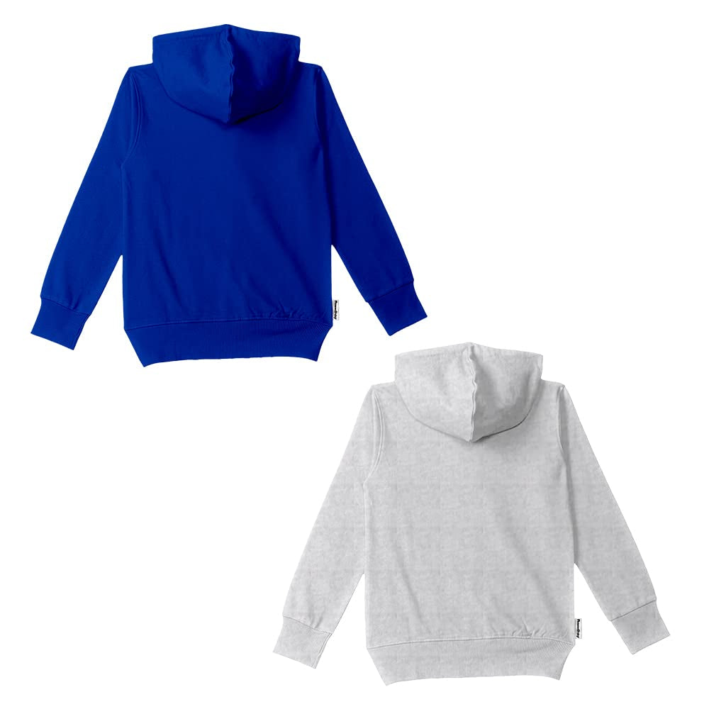 Baby Boy's Fleece & Cotton Hooded Sweatshirt (Pack of 2)