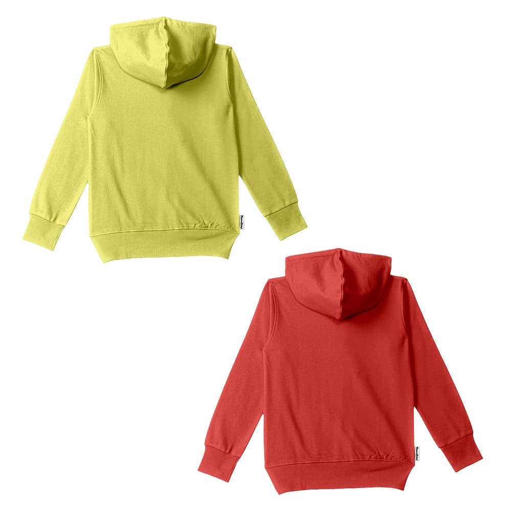 Baby Boy's Fleece & Cotton Hooded Sweatshirt (Pack of 2)