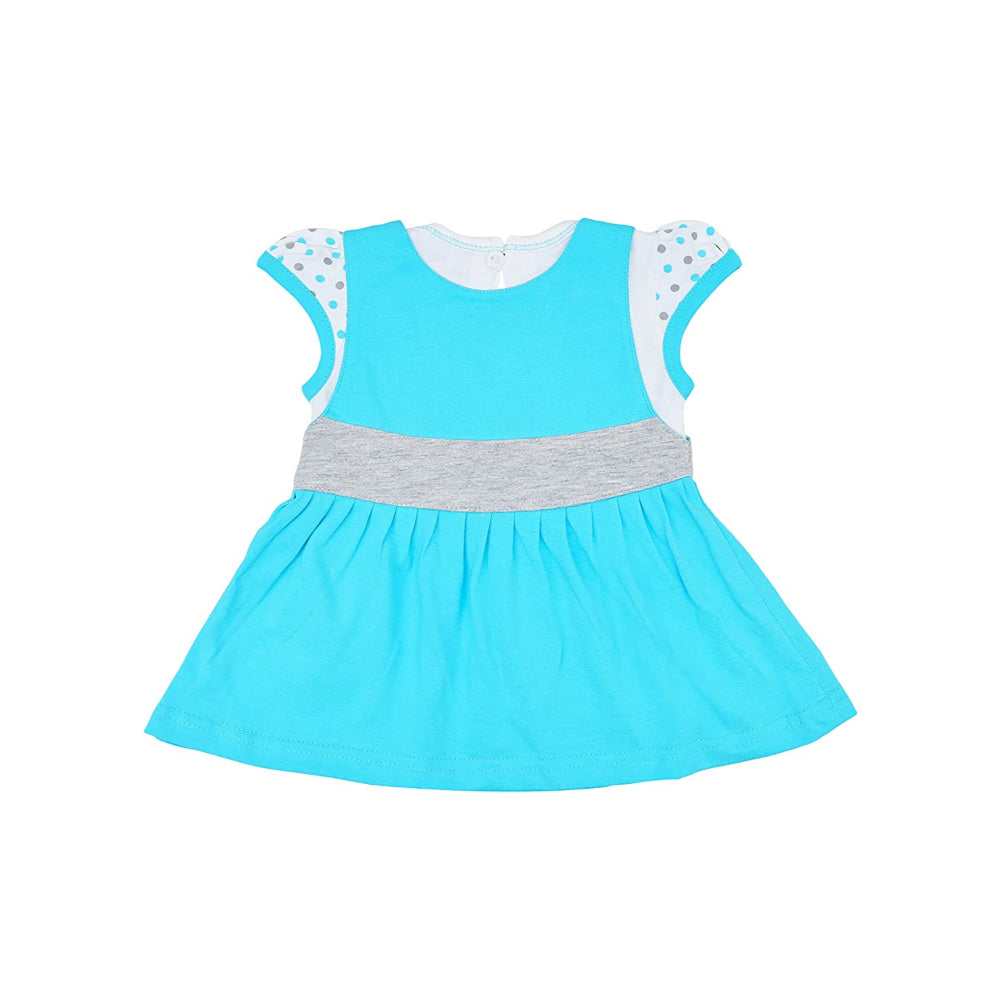 NammaBaby Premium Baby Girls Short Sleeves Frock Dress - Mini Dress Pack of 1