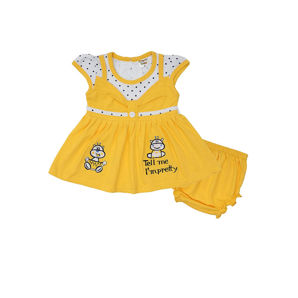 NammaBaby Hosiery Cotton Baby Girl's A-Line Dress