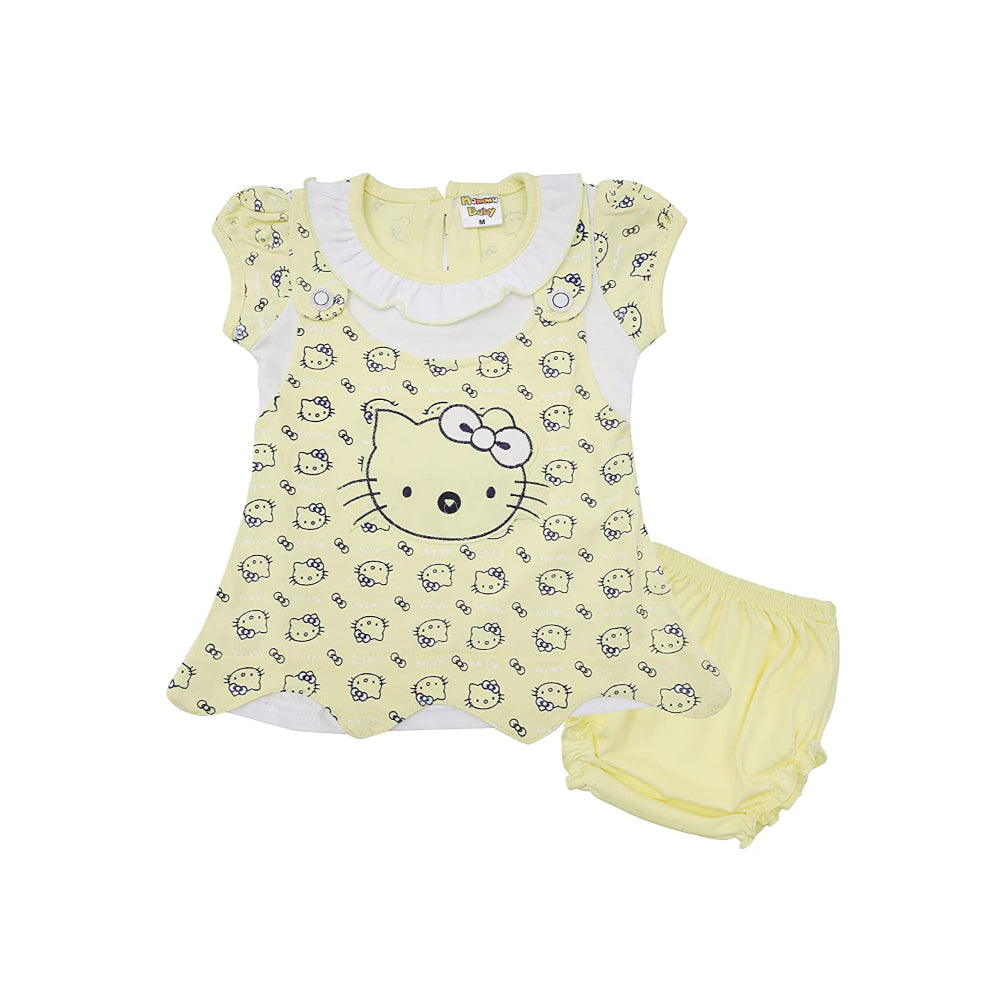 NammaBaby Hosiery Cotton Baby Girl's A-Line Dress