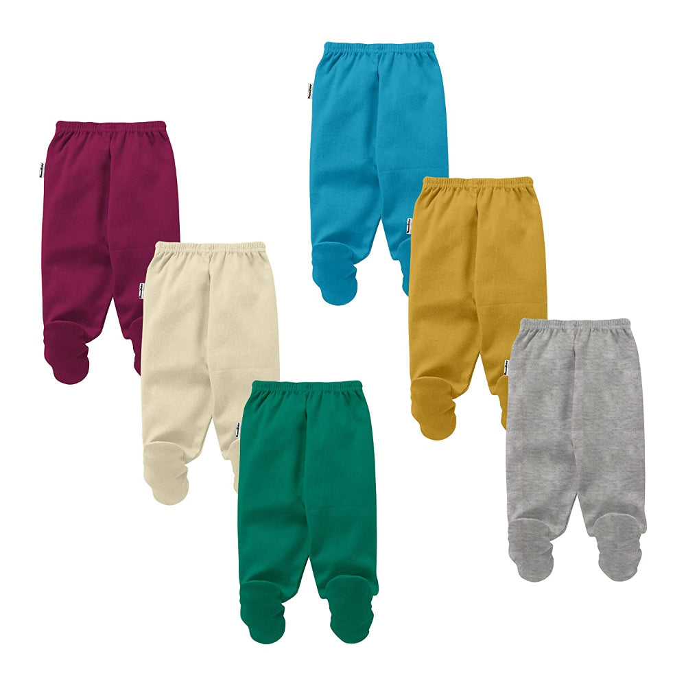 Baby Boy's & Baby Girl's Regular Fit Leggings Footie Pajama